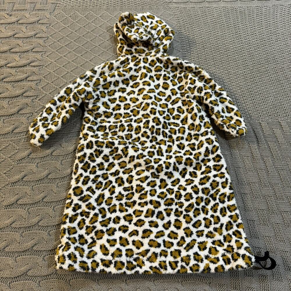 Vintage Handmade Leopard Toweling/Outdoor Hooded Baby Sack ~ 3/6Ml - Picture 9 of 13